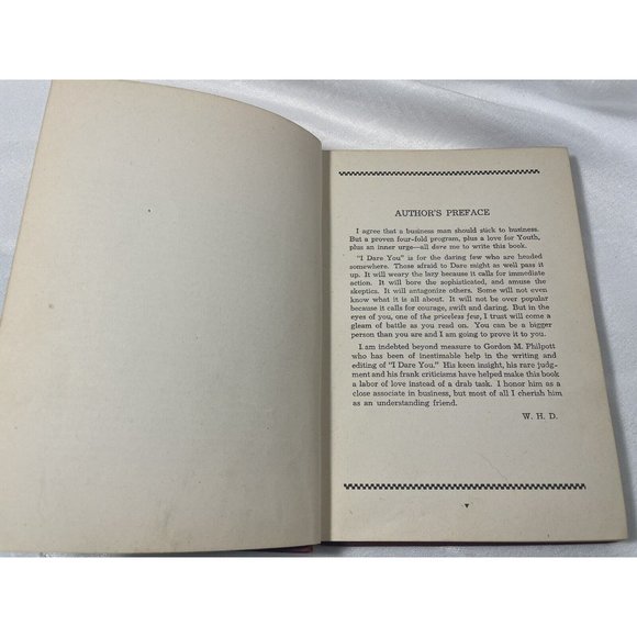 I Dare You! By William H. Danforth 1945 12th Edition Red Hardcover Vintage Book - Picture 7 of 13